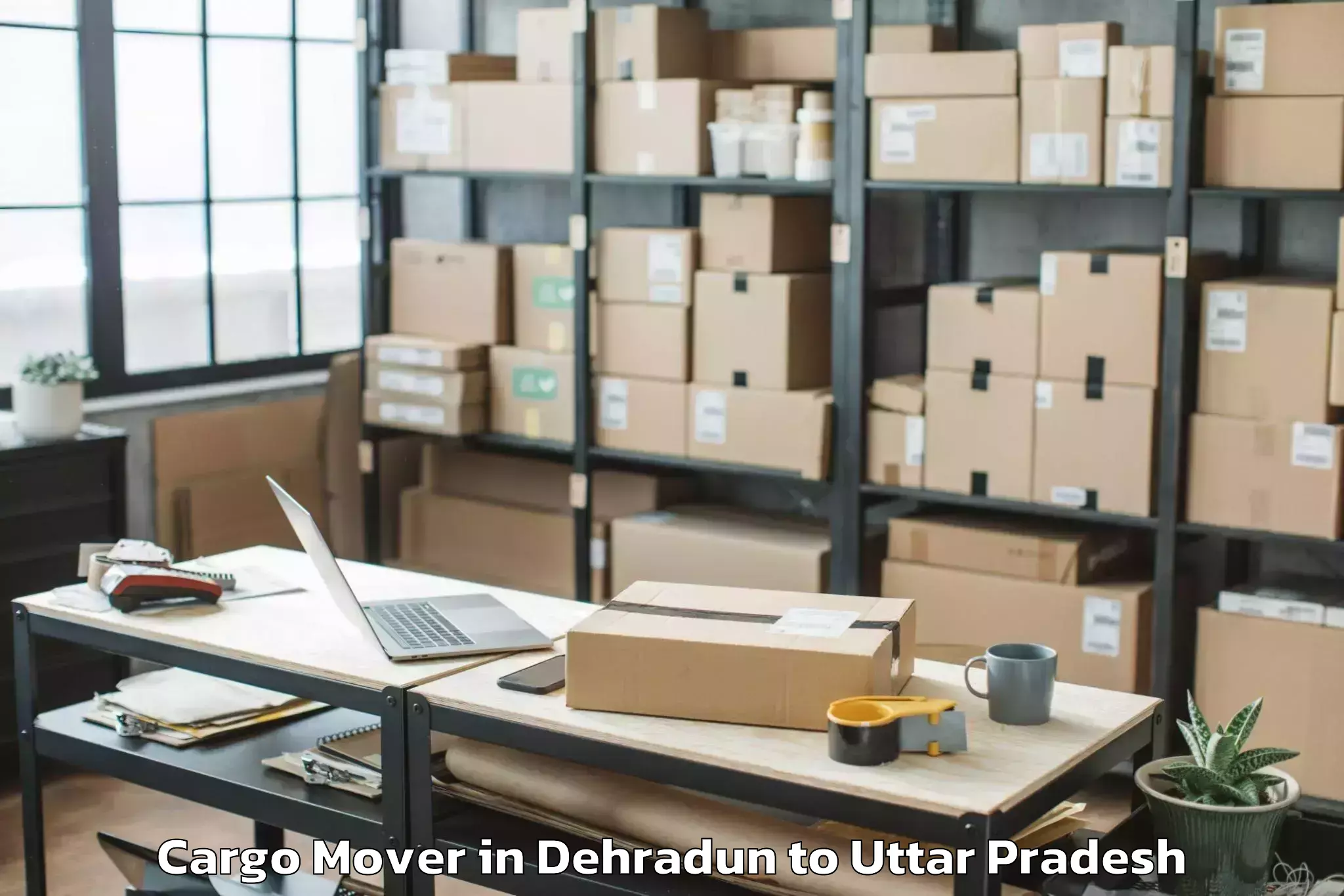 Top Dehradun to Belthara Road Cargo Mover Available